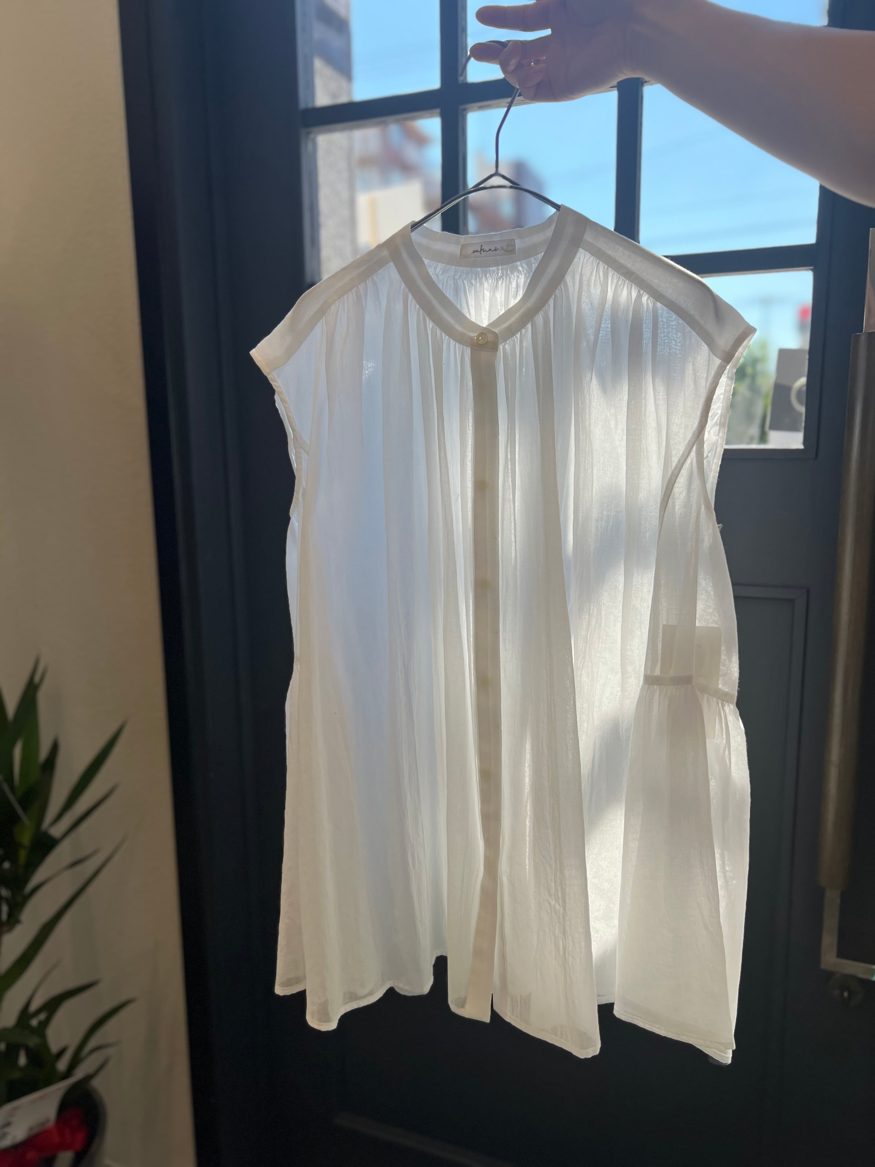 【cafune】シアーコットンチュニック 525945