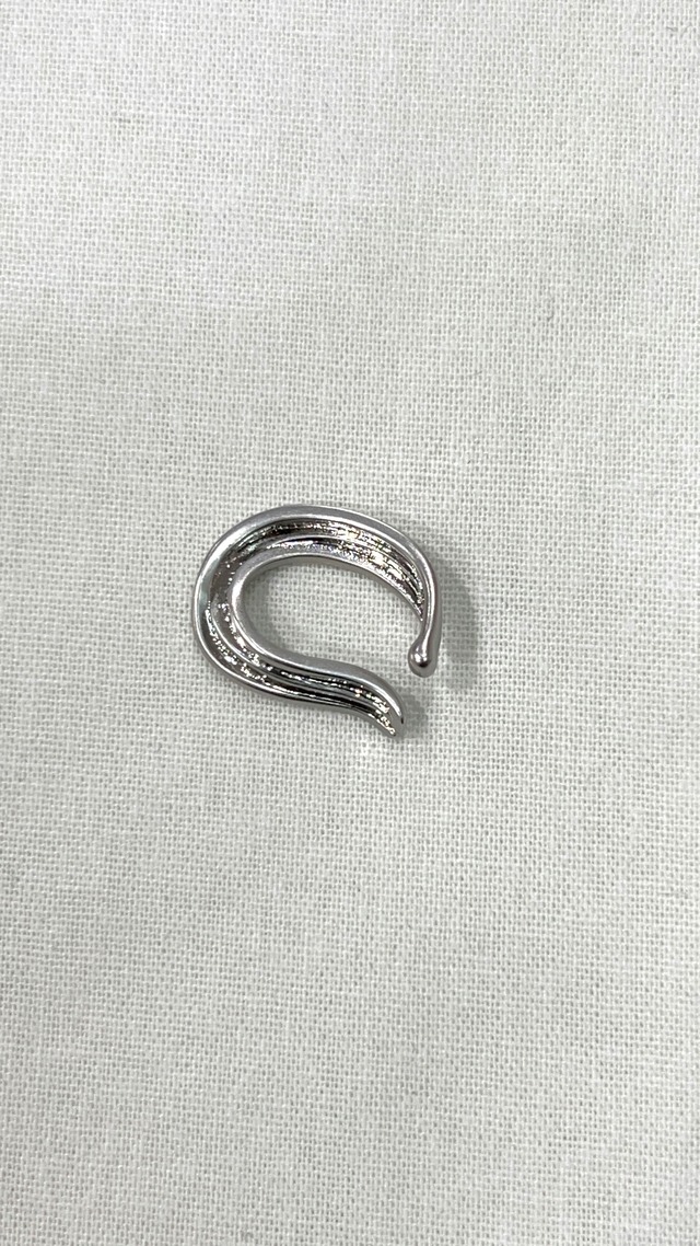 【Knuth Marf】round ear cuff / silver