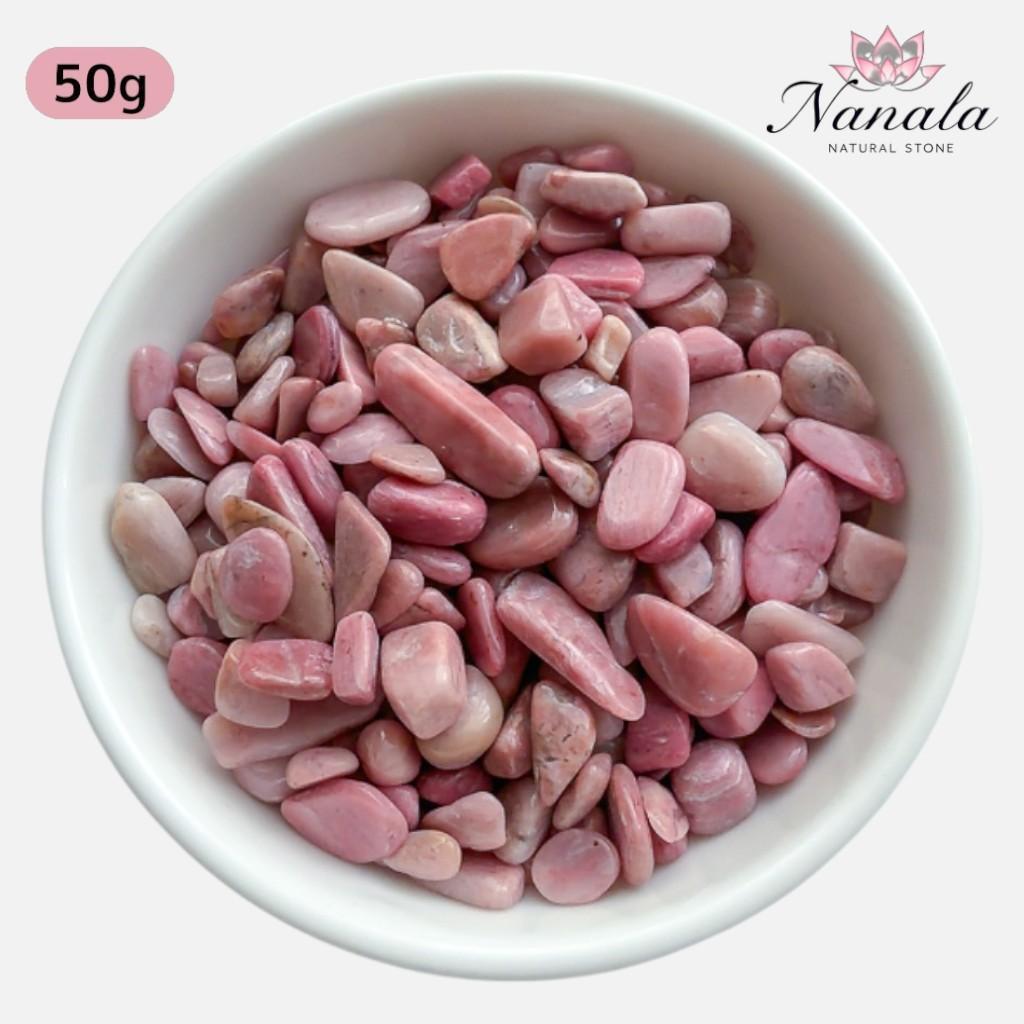 爽やかブルーの輝き ハンドメイド素材 染色シェルさざれ石50g | NaNaLa