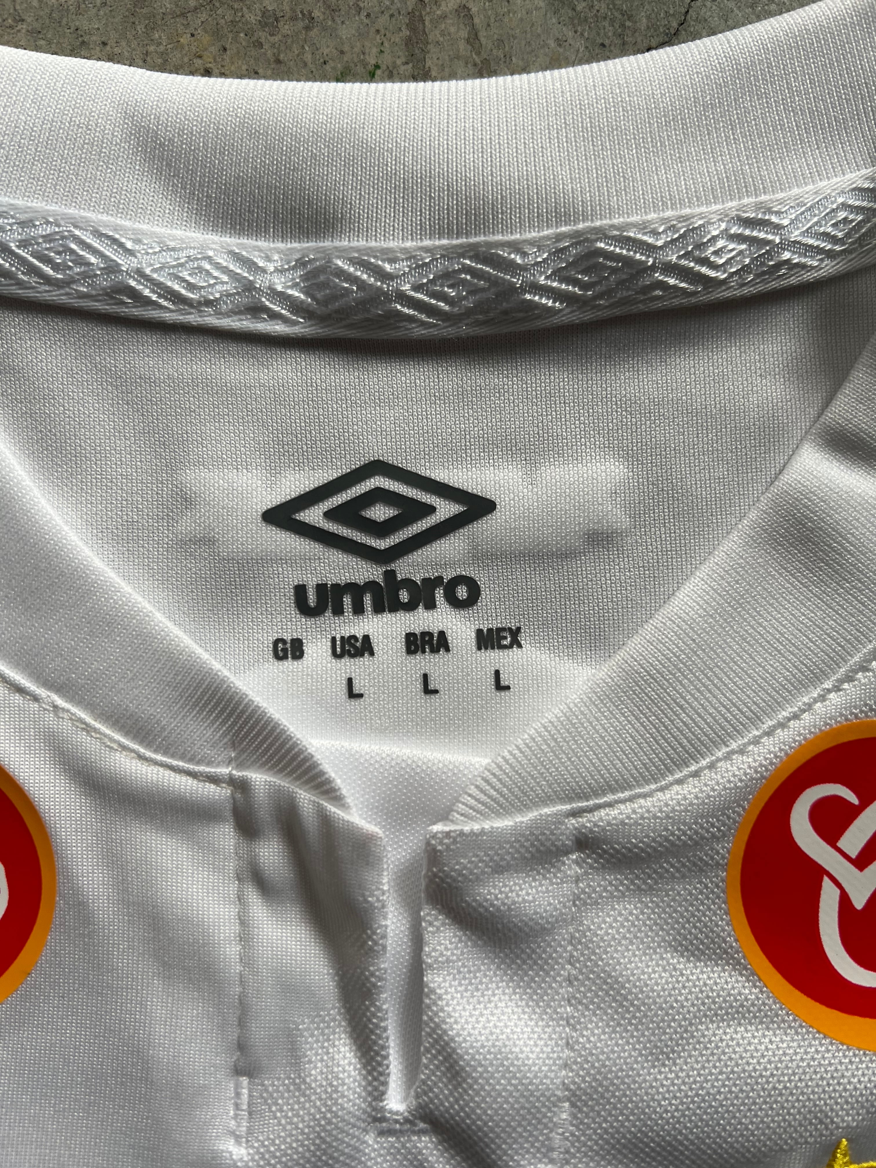 umbro Santos FC サッカーシャツ ユニフォーム L 白 | Léon Shinjuku