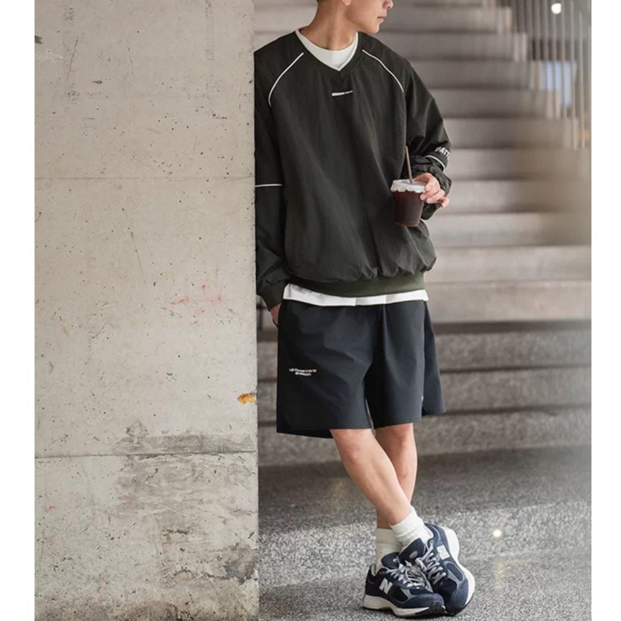 Minimal logo athletic shorts 1362 - 5