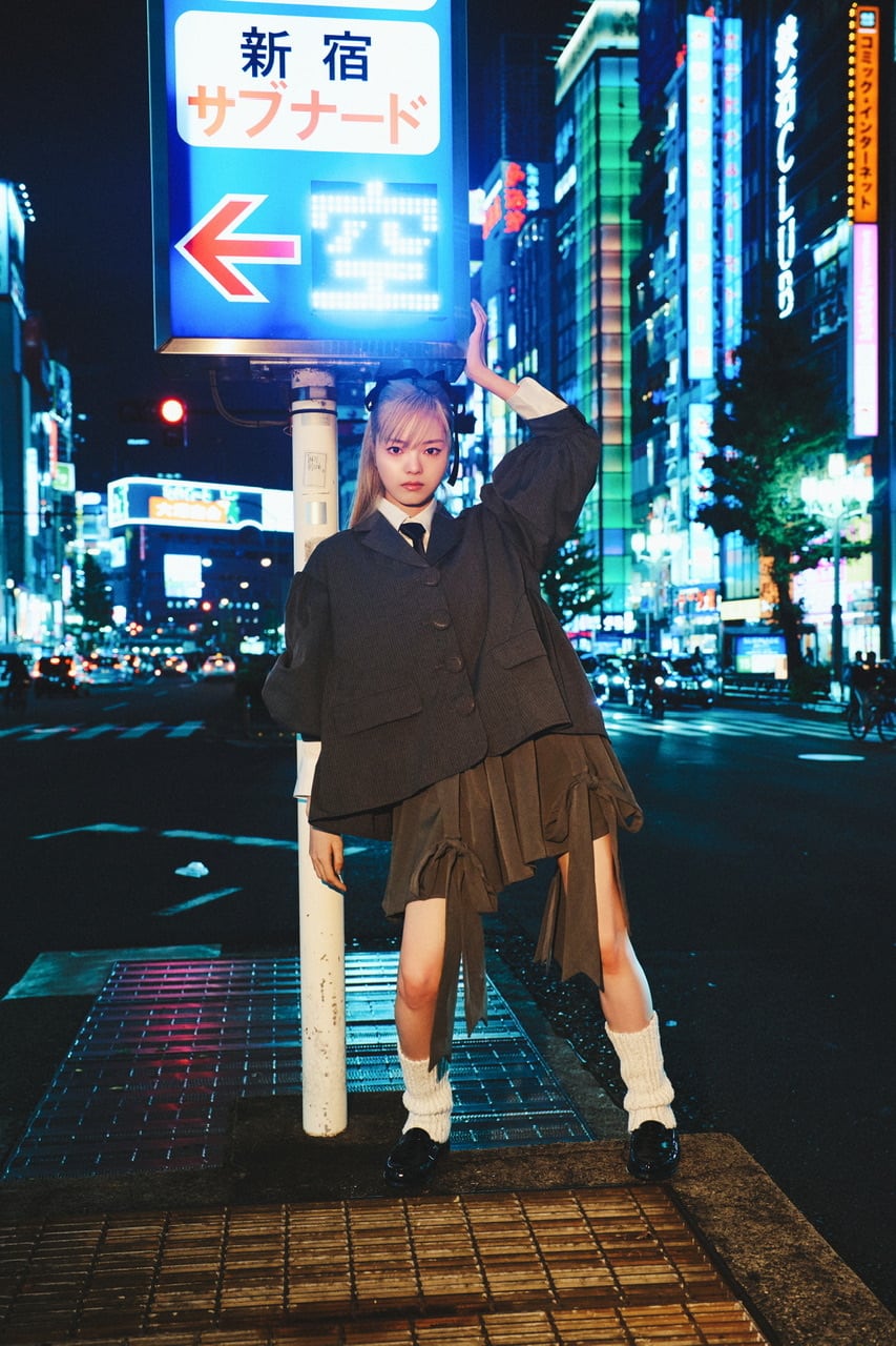 リボンガーターショートパンツ BLACK