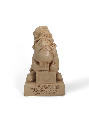 ヴィンテージ雑貨 IT'S SURE A HELLUVA NOTE フィギュア