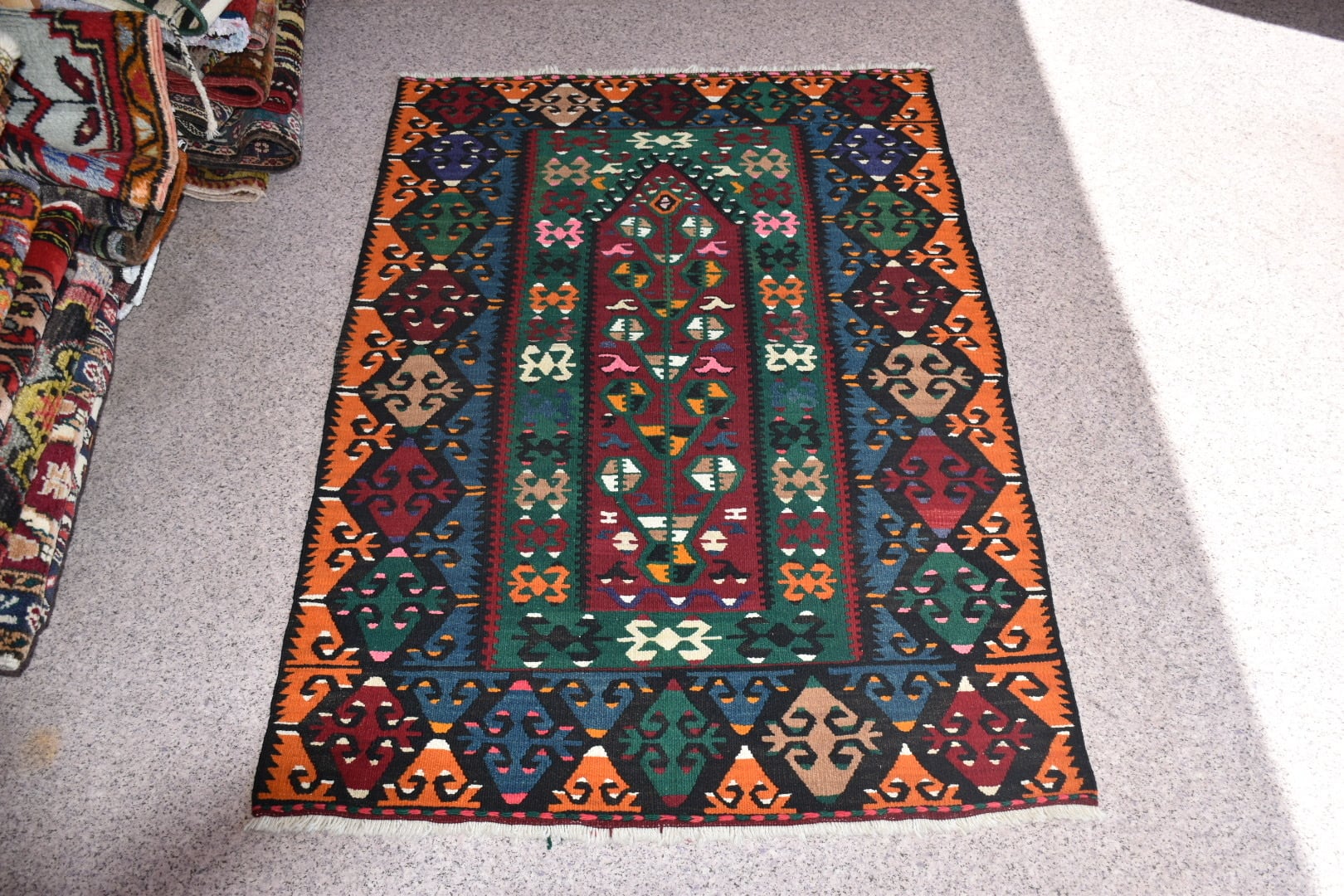 トルコキリム 絨毯 玄関マット ラグ | ottomankonak オスマンコナック