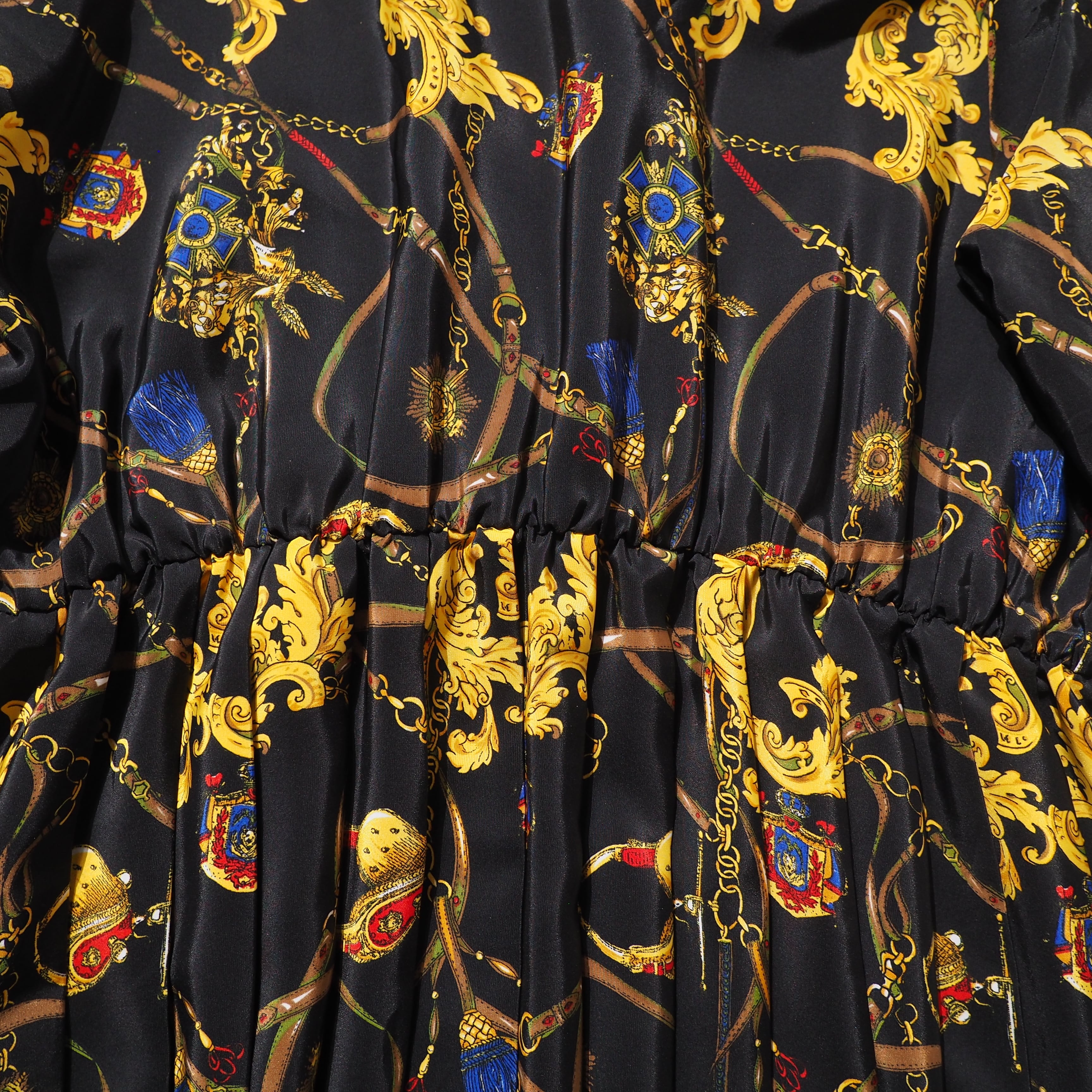 1990s Beautiful Luxury Art pattern vintage Onepiece Dress