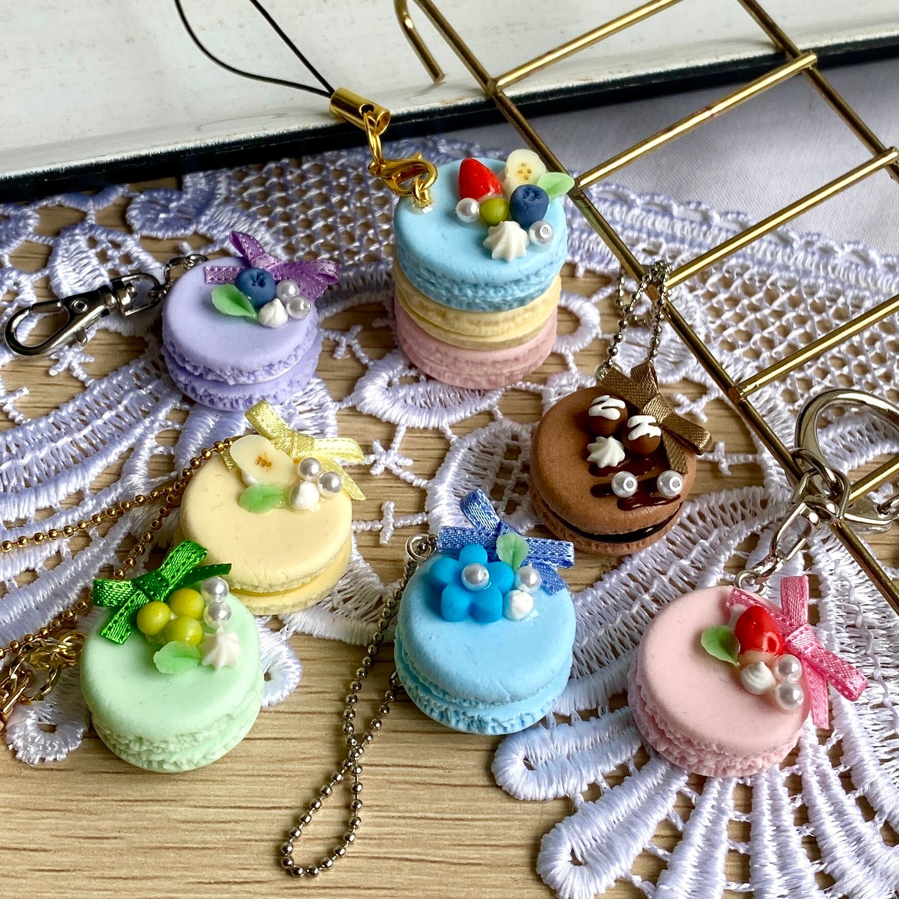 まるで本物!フードデコ / マカロン(ブルーベリー まるで本物!フードデコ / マカロン(ブルーベリー