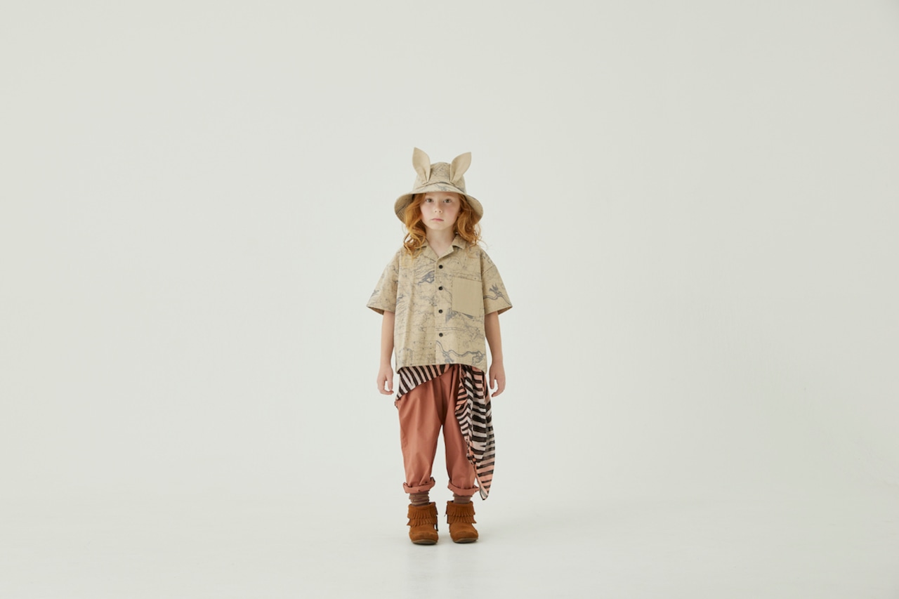 〈 eLfin Folk 24SS 〉 Noctua Beast Bucket Hat / elf-241A10 / 帽子 / beige