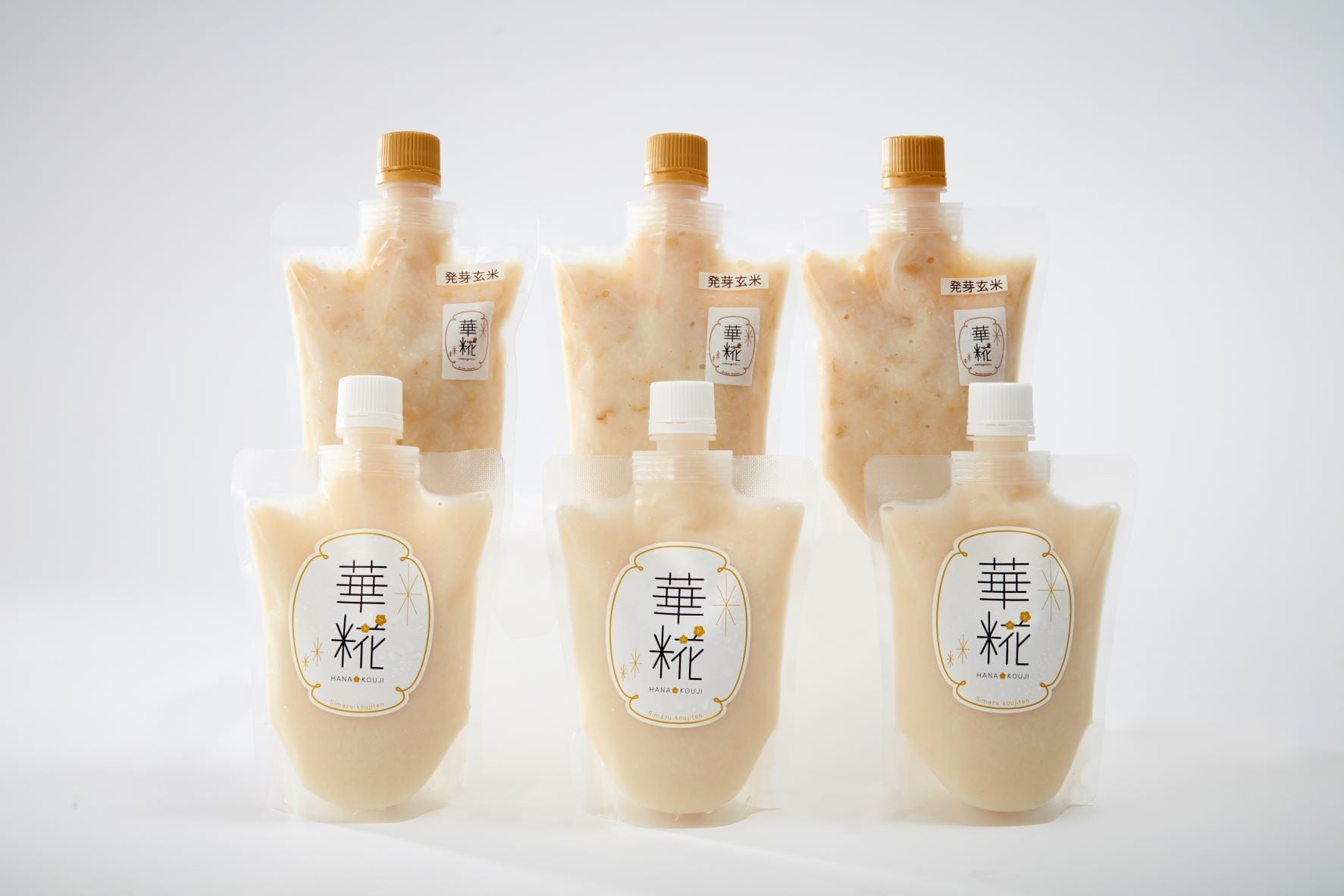 【宮城県石巻市】発芽玄米華糀(3個)+華糀(3個)6個セット