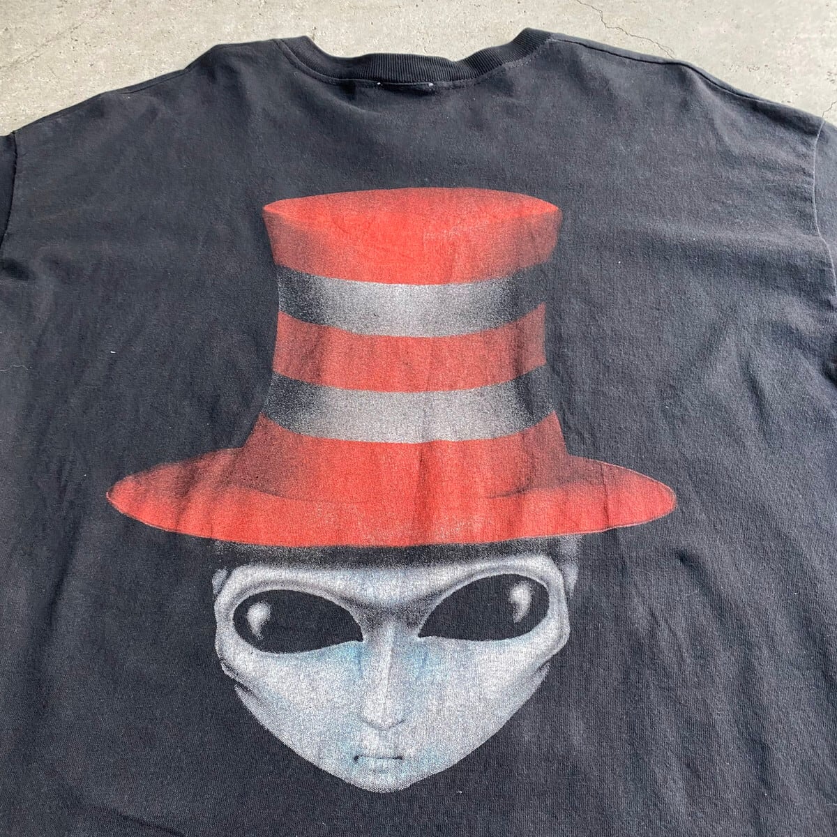 90年代 BYE-DYE エイリアン ALIENATED バックプリント プリントTシャツ