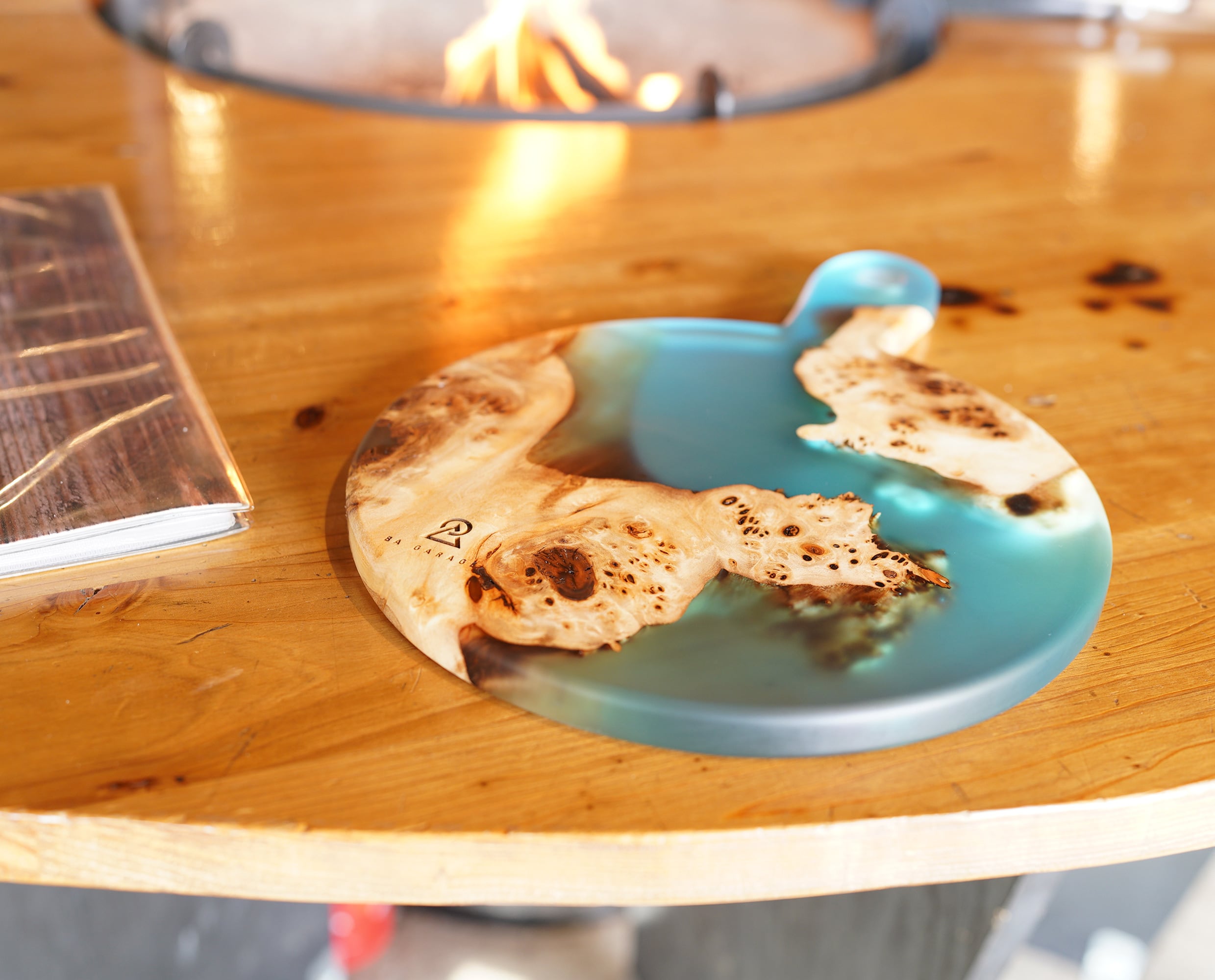 Resin Pizza Plate 2025 ver.「Poplar」 | 8A GARAGE(ヤエイガレージ