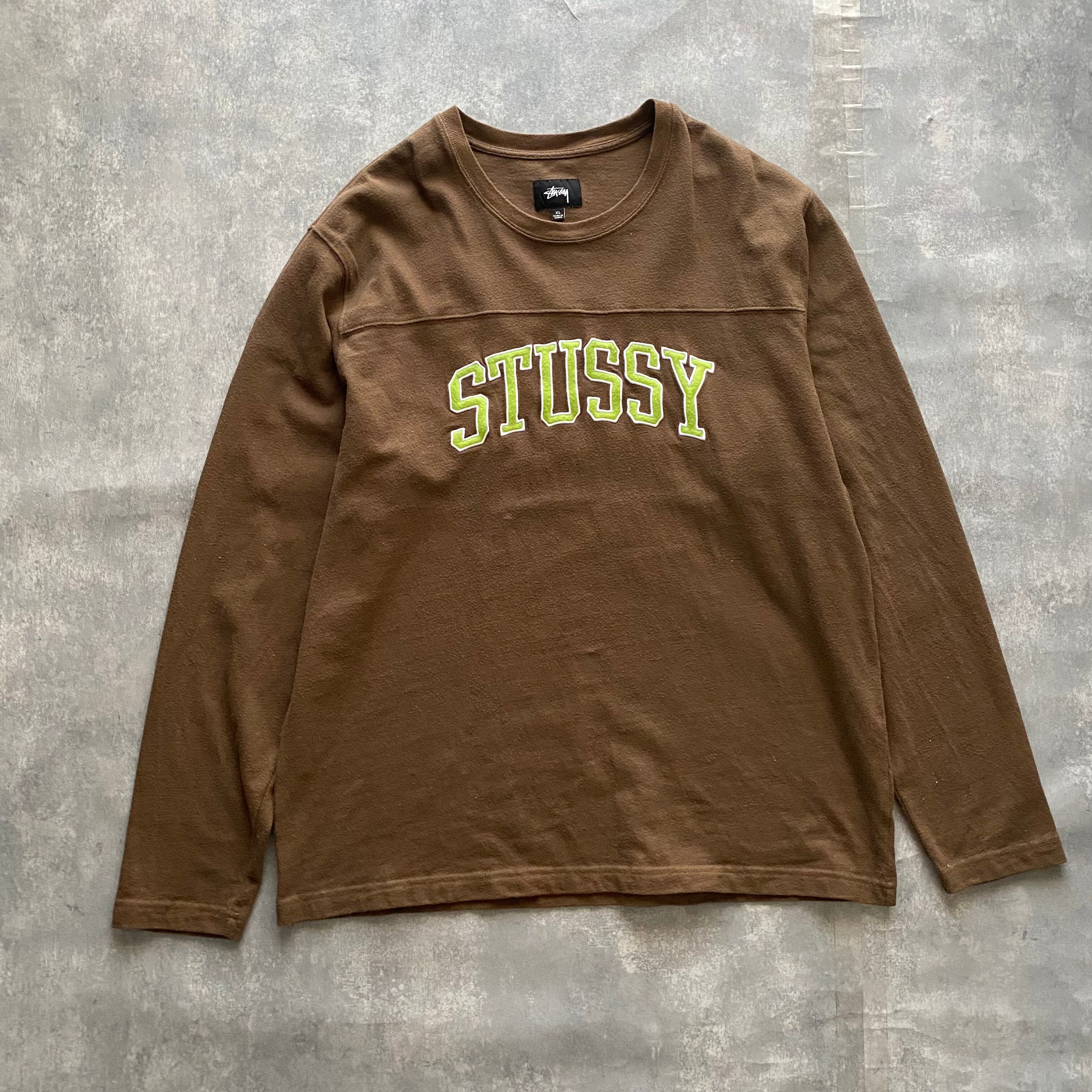 90s old stussy サイドラインハーフジップスウェット