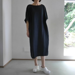 linen dolman one-piece  リネンドルマンワンピース　evam eva