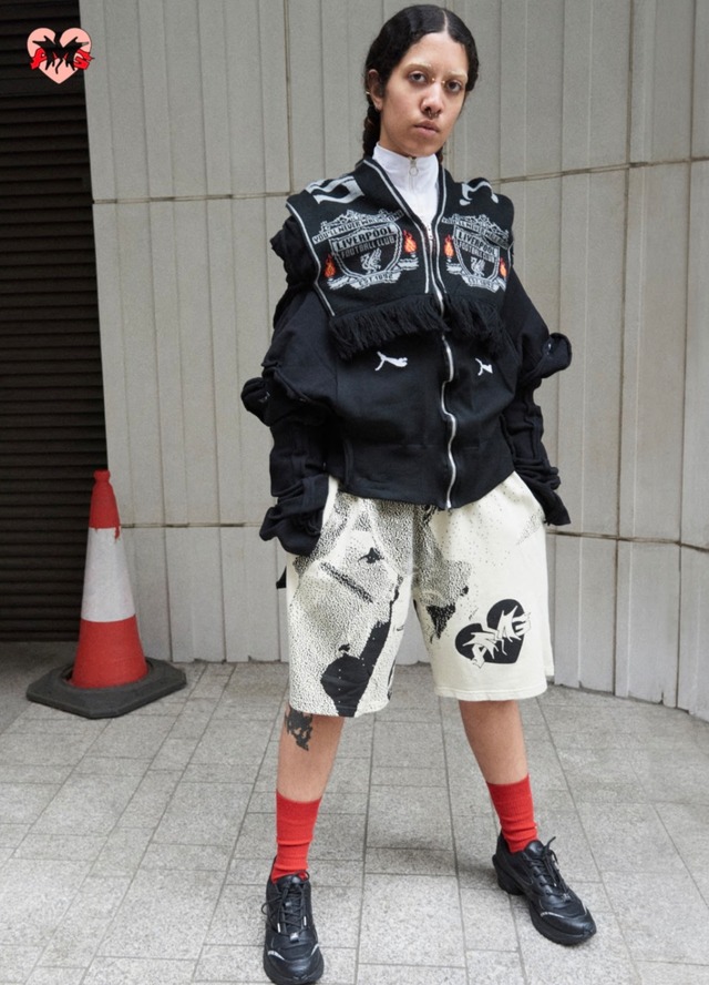 【ALYSSA MARIE GROENEVELD】SOCKSCARF HOODIE LONG VERSION