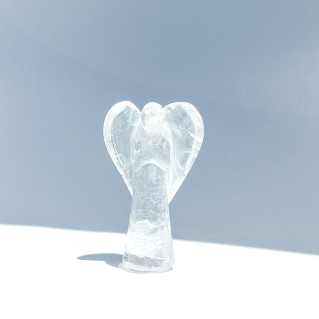 クリアクォーツ  ミディアムエンジェル 42◇ Clear Quartz Angel ◇天然石・鉱物・パワーストーン・インテリア