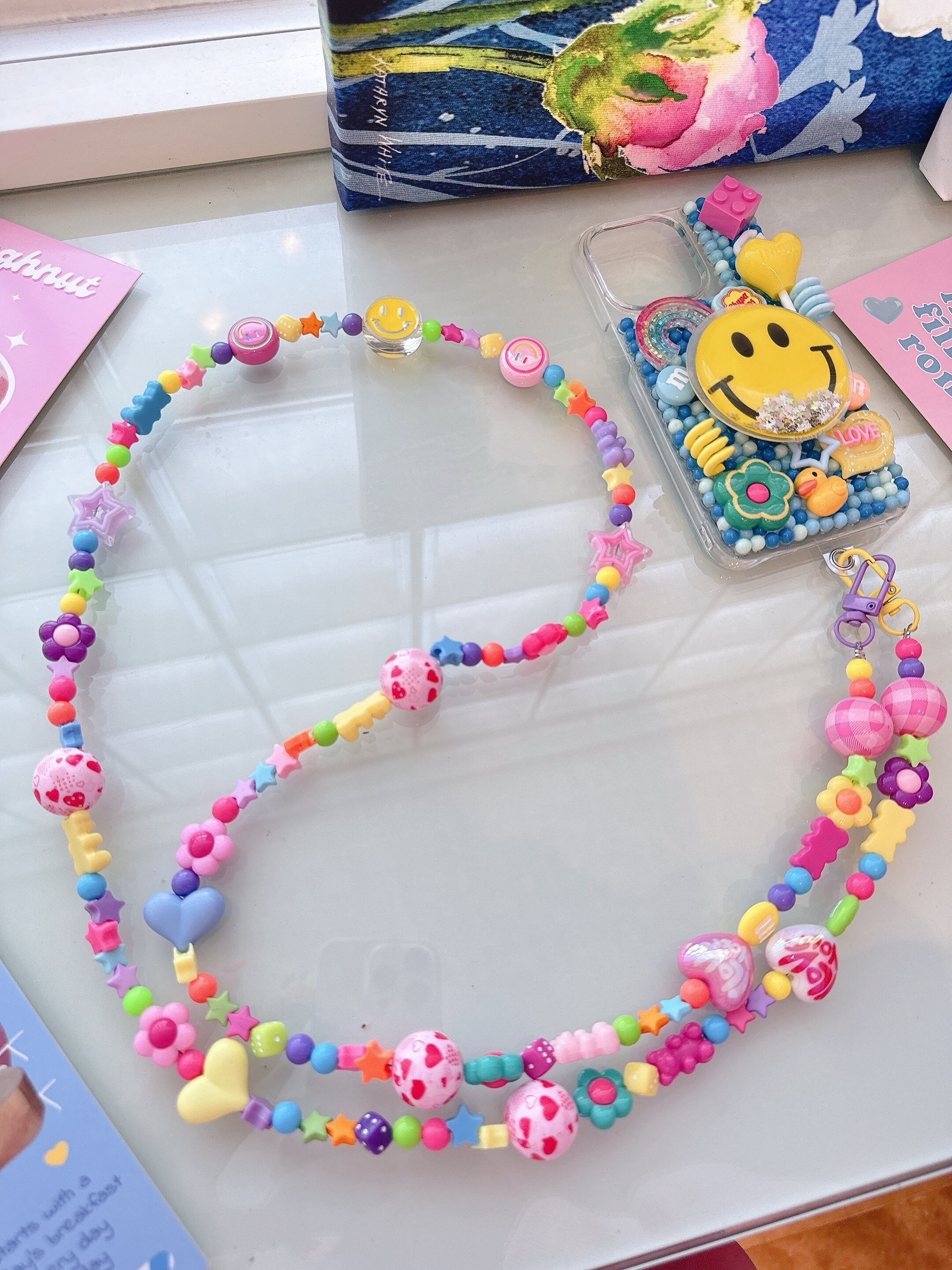 【送料無料】スマホストラップ♡K‐40