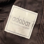 adabat アダバット コーデュロイ テーラードジャケット 4/ブラウン メンズ