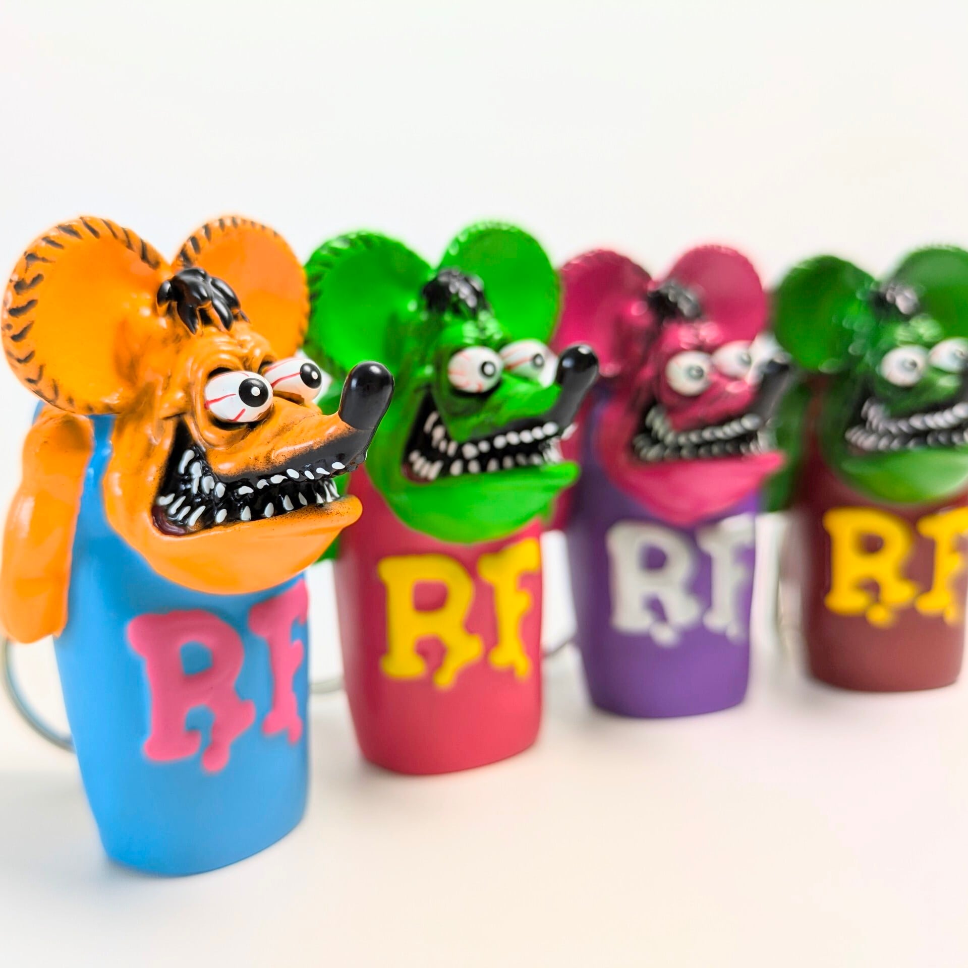 【 RAT FINK( ラットフィンク )】 Lighter Cap KeyHolder ( ライターキャップキーホルダー ) 〚アメリカン雑貨 アメトイ〛