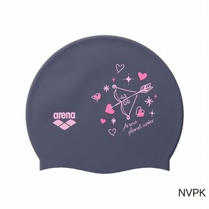 アリーナスイムキャップ[ユニセックス]シリコーンキャップAS5SSC21U ハート柄
