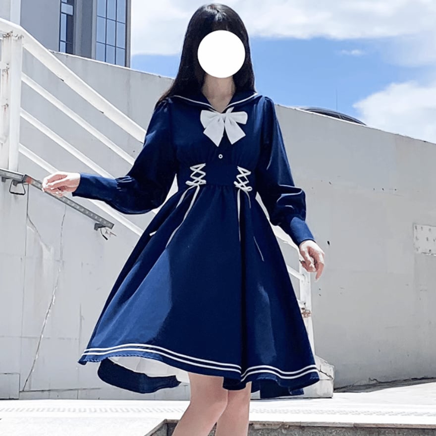 ロリータファッション通販 SEASONZ セミロリ セーラー服