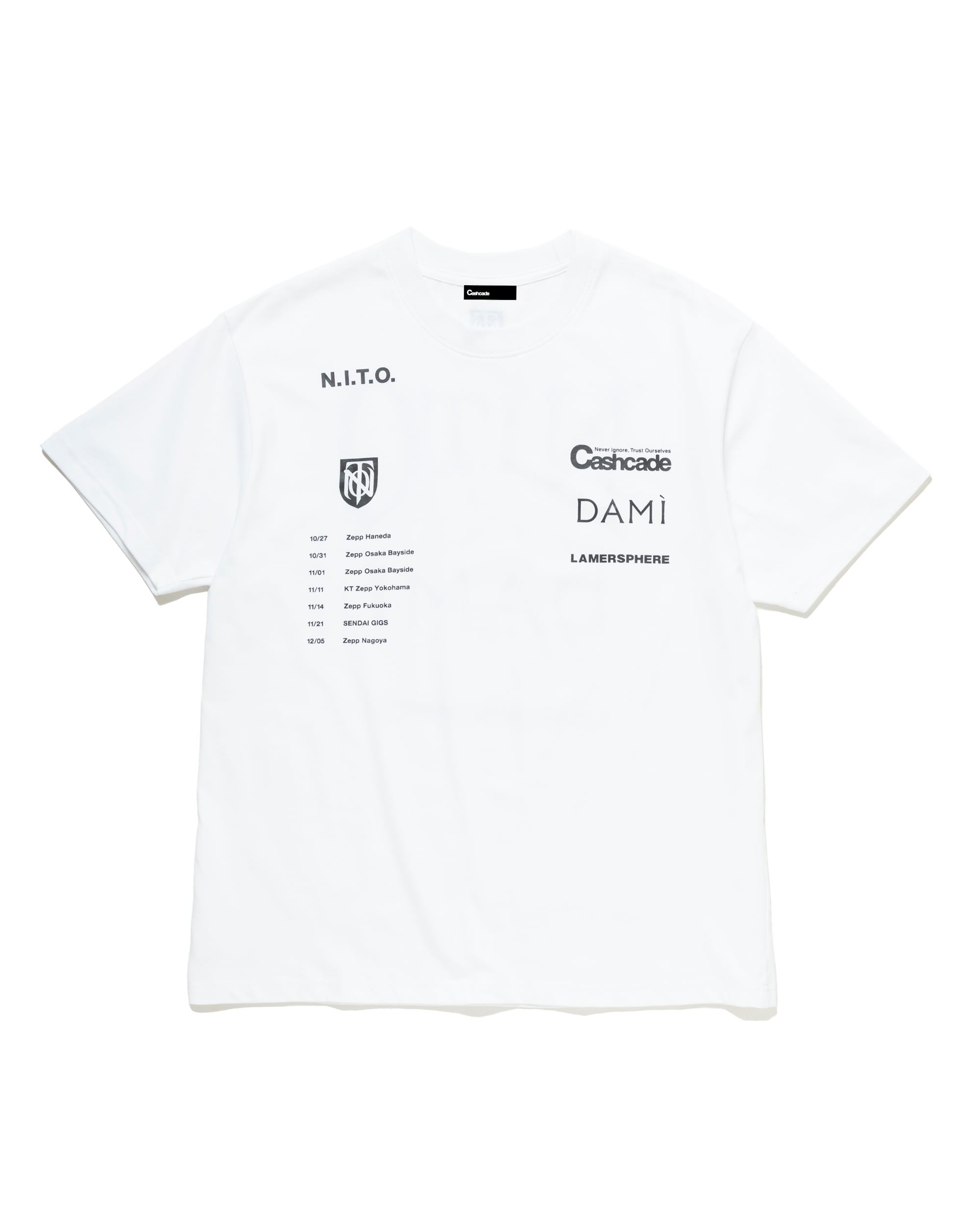 N.I.T.O. SPONSOR T-SHIRT (BLACK) | cashcade