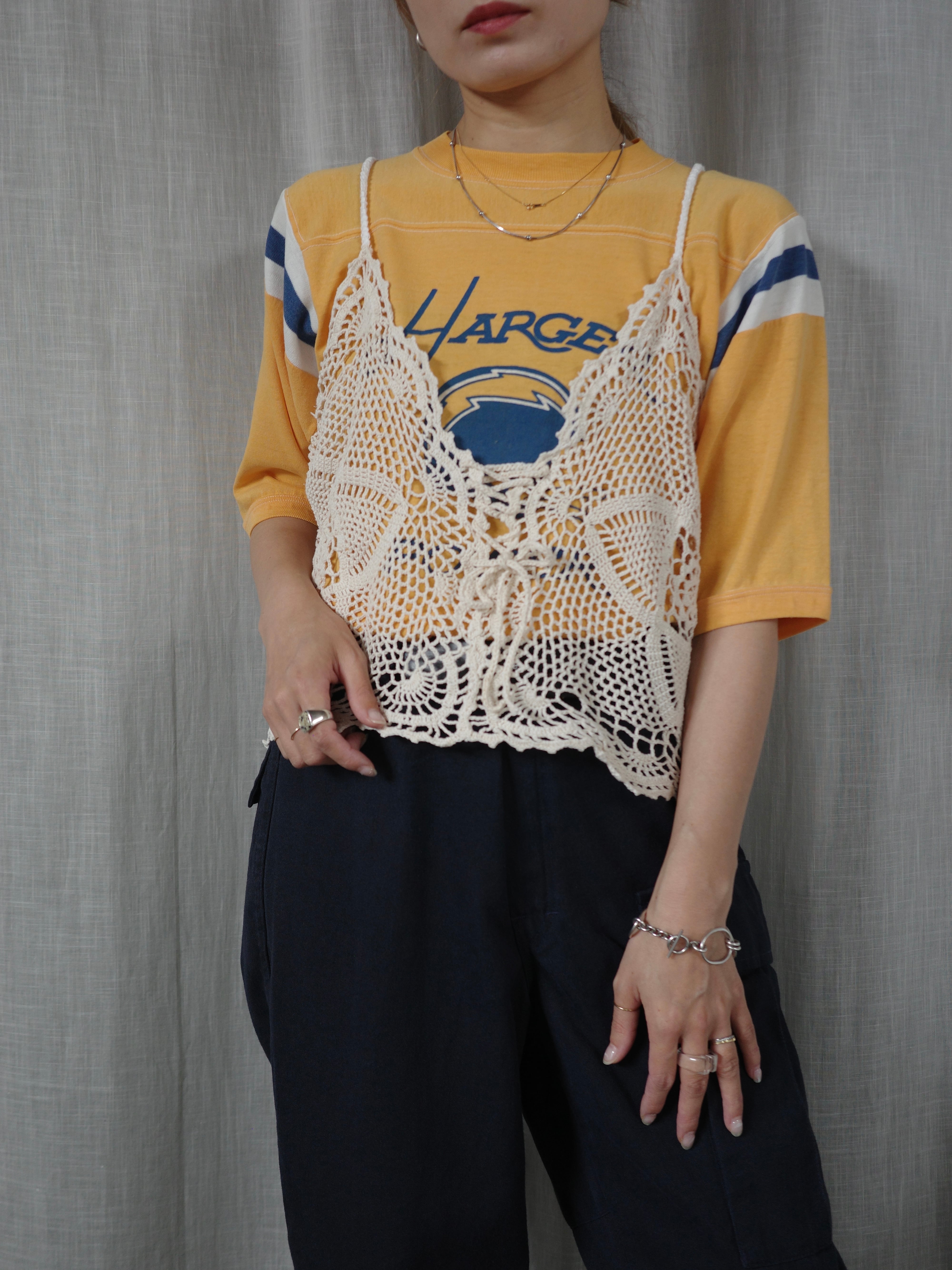 vintage>remake lace bustier ④ | CherLife