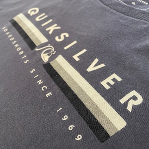 【QUIKSILVER】ロゴ プリント Tシャツ XL ビッグサイズ サーフィン スノボー クイックシルバー US古着 アメリカ古着