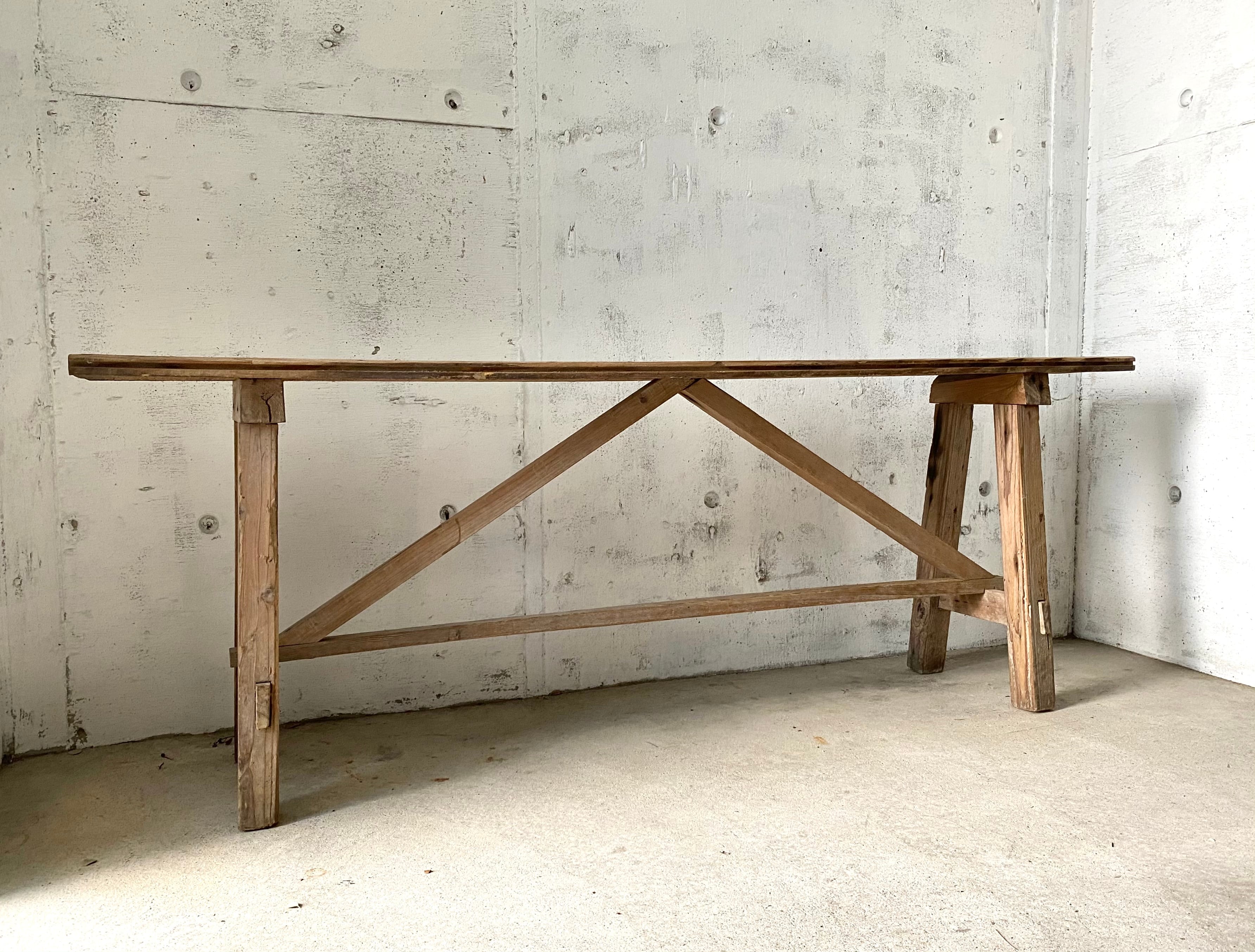 古木の木製ベンチ[古家具] | giraffes craft
