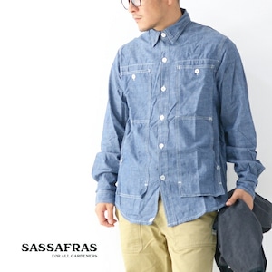 SASSAFRAS[ササフラス] feel sun shirt [SF10514] フィールサンシャツ・ワークシャツ・綿シャツ・長袖シャツ　MEN'S_2