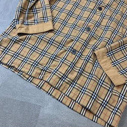Burberry バーバリー ノバチェック プリズンシャツ ベージュ | 古着屋 MOU