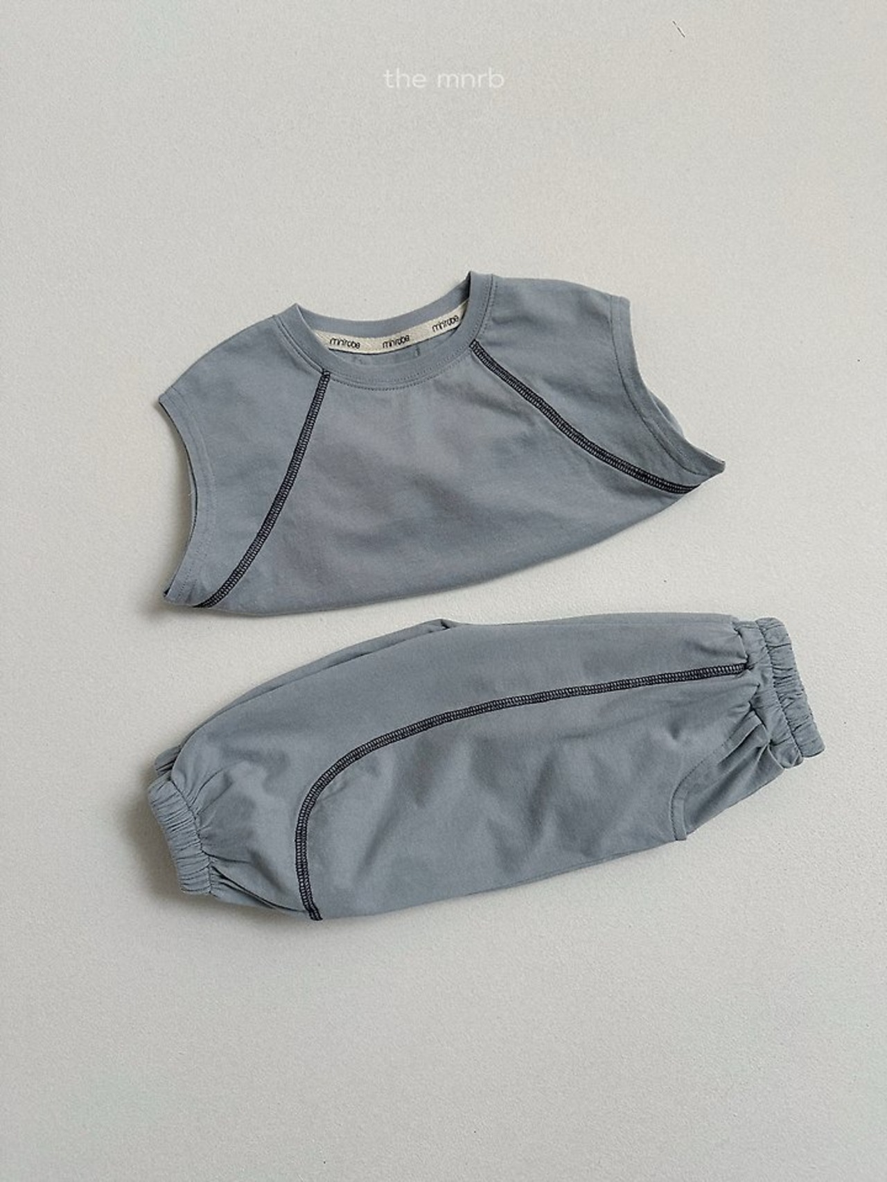 [the mnrb] Nico Color Block Sleeveless / [미니로브] 니코배색나시