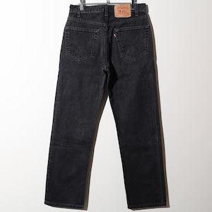 33×30 505-0260 USA 00年 サルファーブラックデニムパンツ Levi’s リーバイス 黒