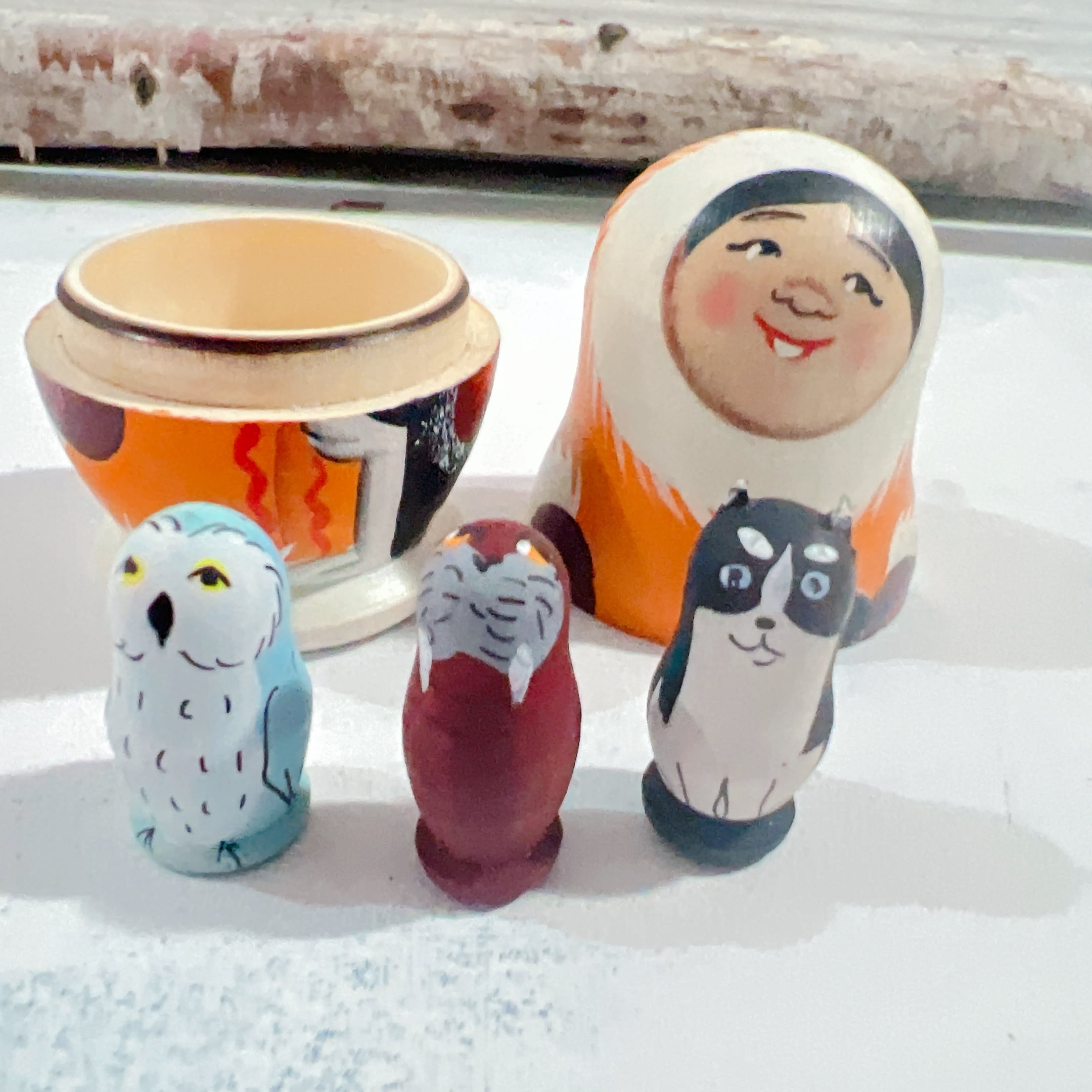 4p 3in1シリーズ ニキーチン工房マトリョーシカ 「エスキモー