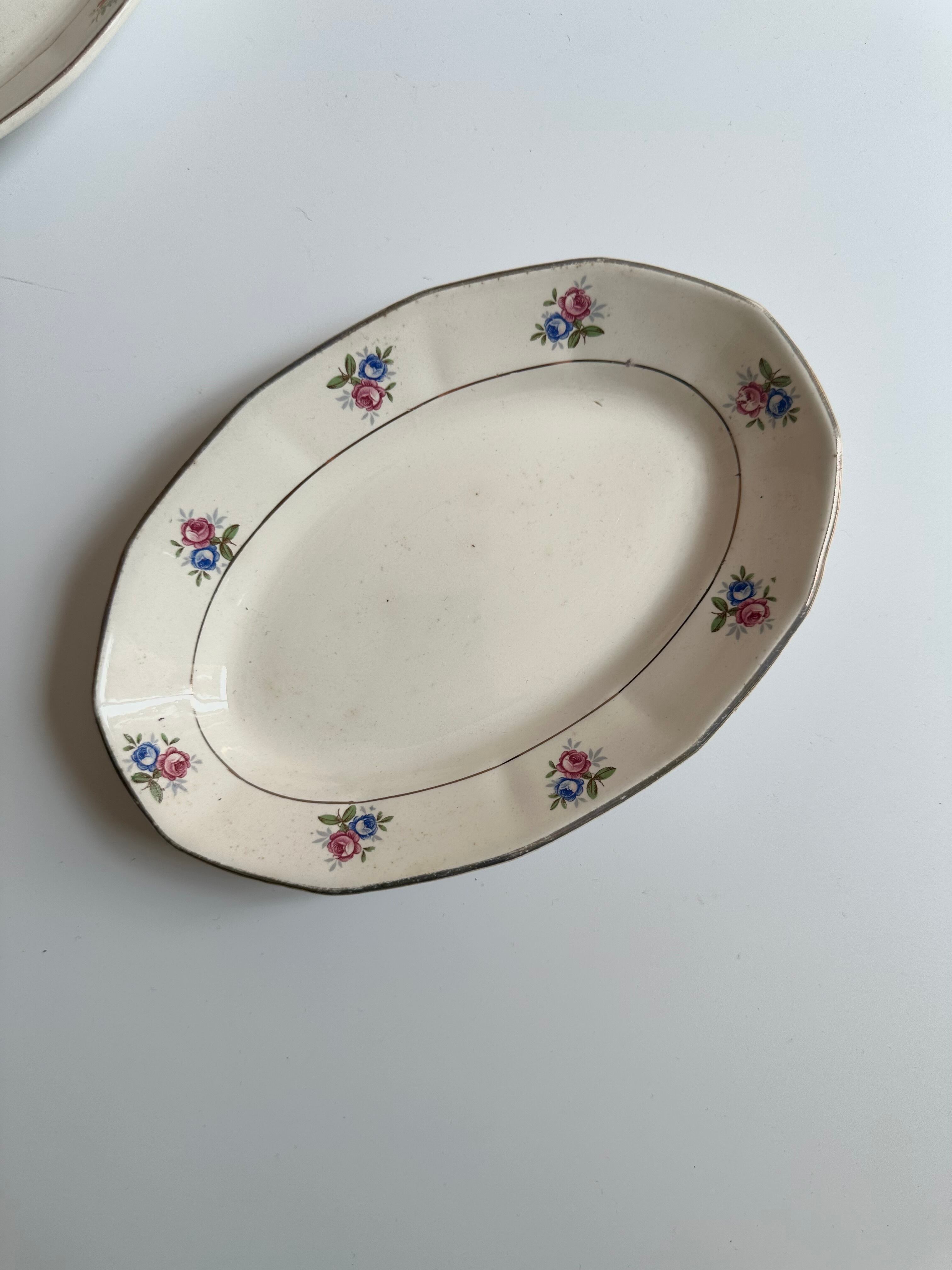 st amand サンタマン ラヴィエ カンパニュラ フランス アンティーク 皿