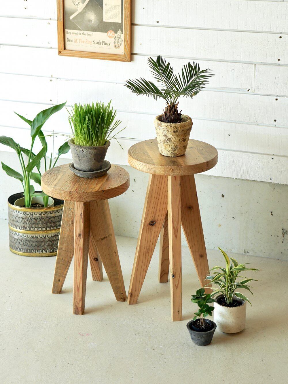 STAGE PLANK STOOL (S) | BURRO'S CRAFTS