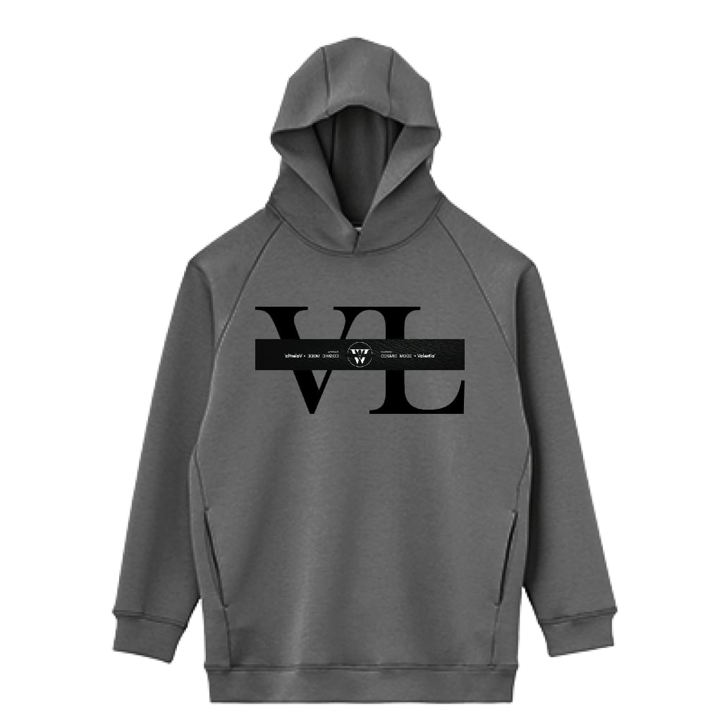 LIFEMAX 10oz ドライストレッチプルオーバーパーカー（両面印刷）