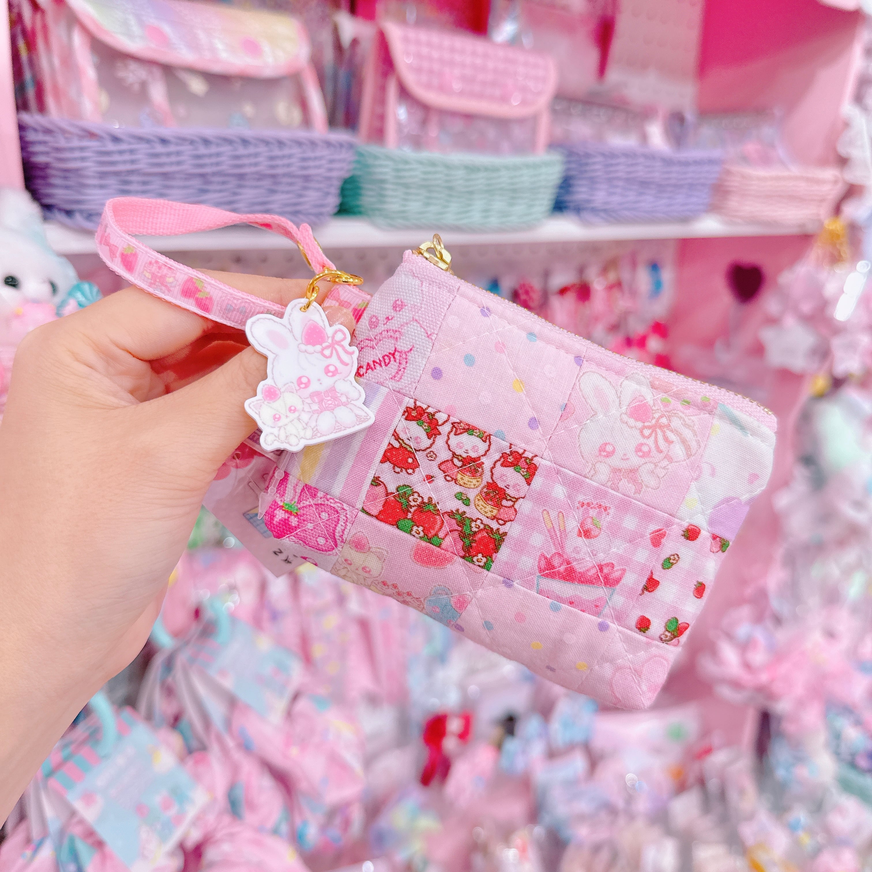 【N4】41-10パッチワークミニポーチ