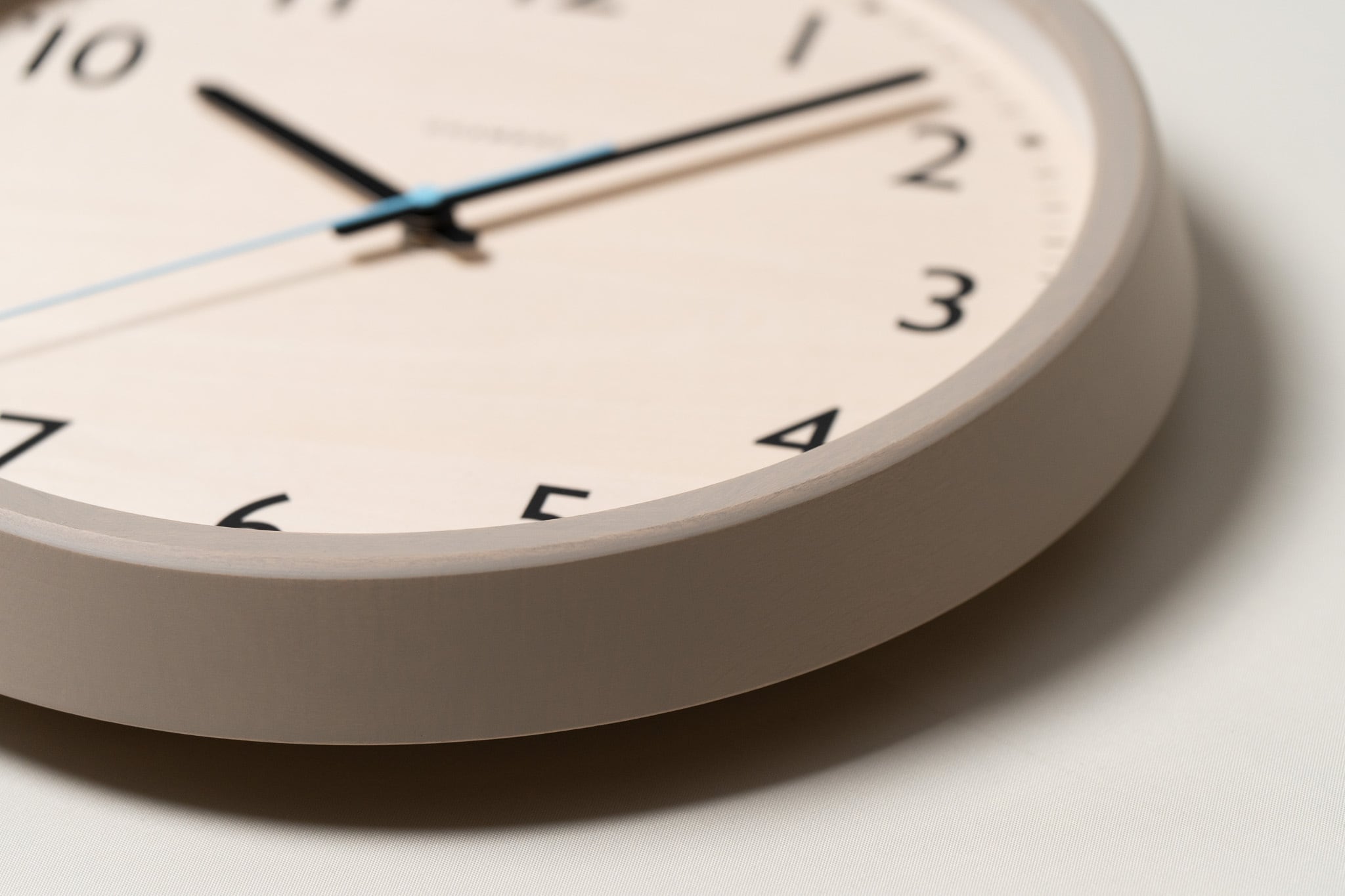 電波時計 DROP CLOCK WARM GRAY -renewal- | シャンブル【CHAMBRE】by