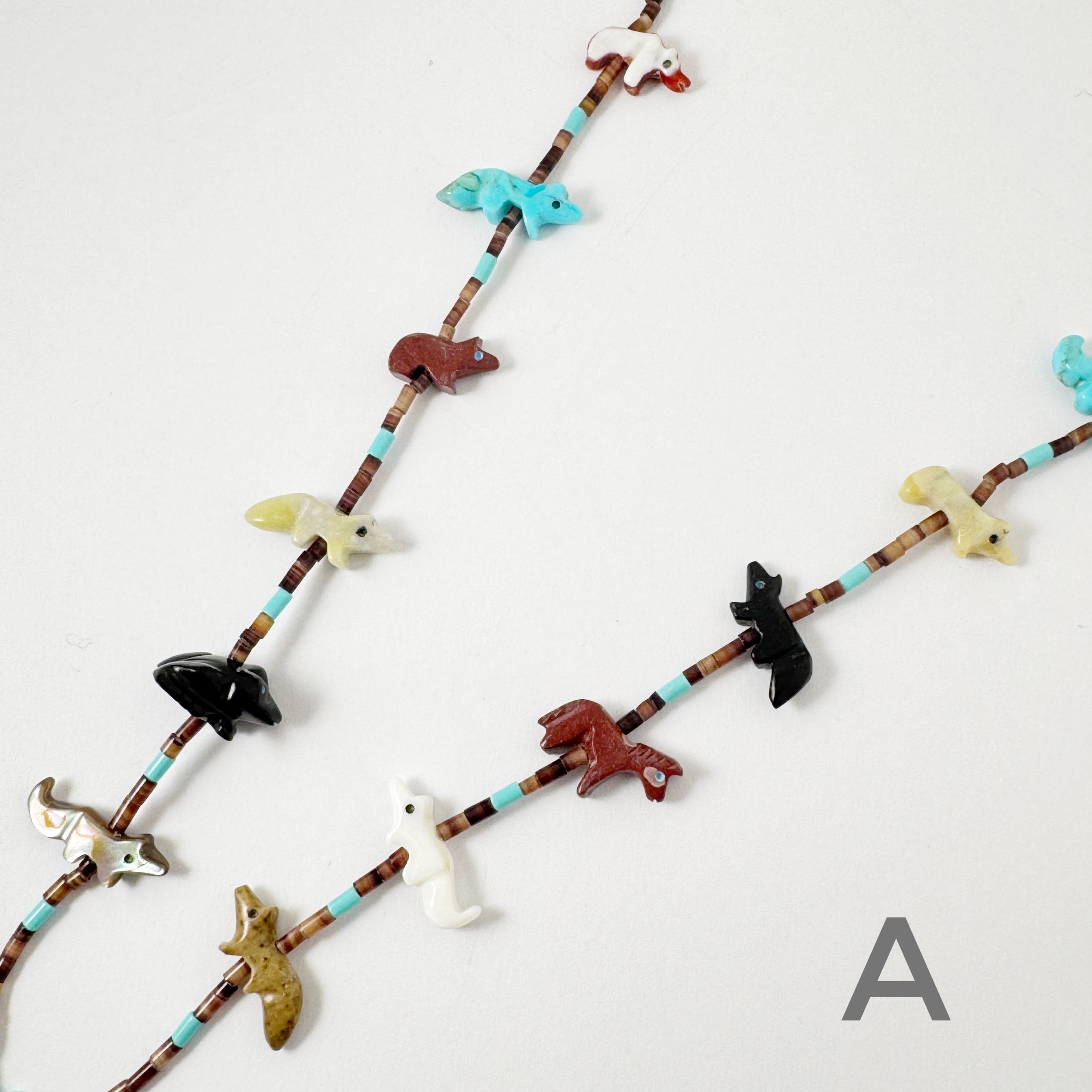 Indian Jewelry》マルチストーン フェティッシュネックレス | 【公式