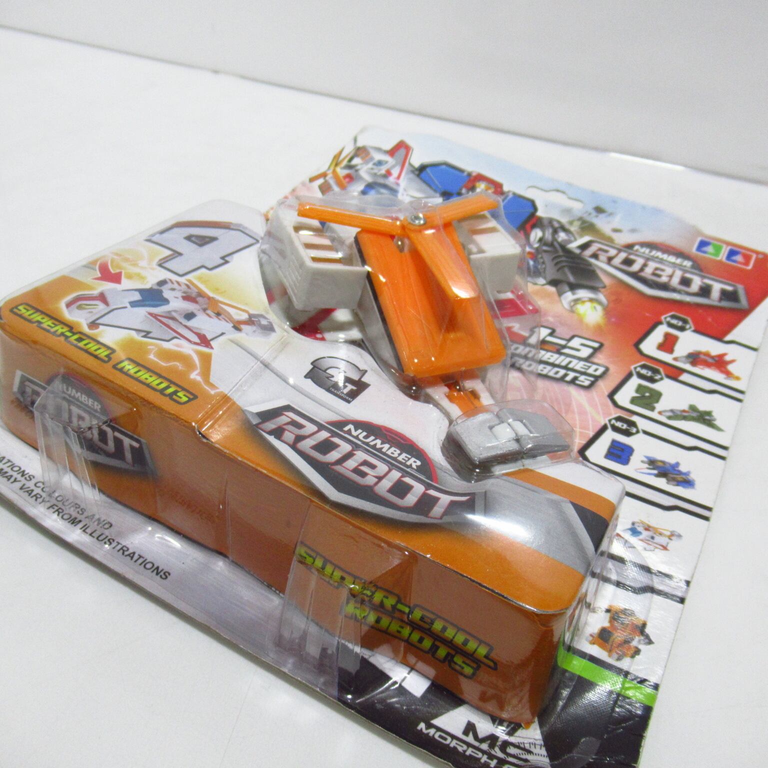 変身ロボット5 NUMBER ROBOT 変形合体ロボット Vo.4 [$4] | ハチクマ商店