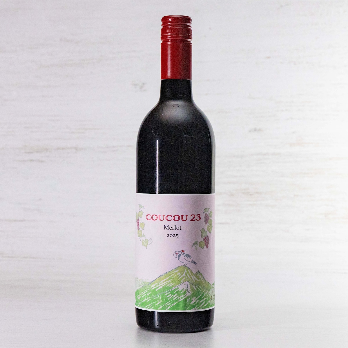 限定販売) 2025年ヴィンテージ 無濾過 赤ワイン coucou 23 Merlot 2025 