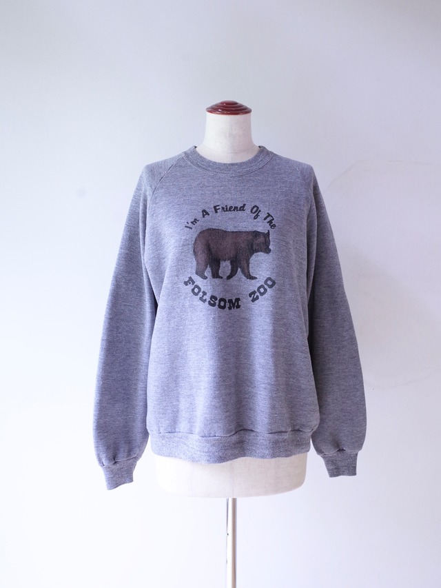 80s Folsom Zoo Bear Sweatshirt