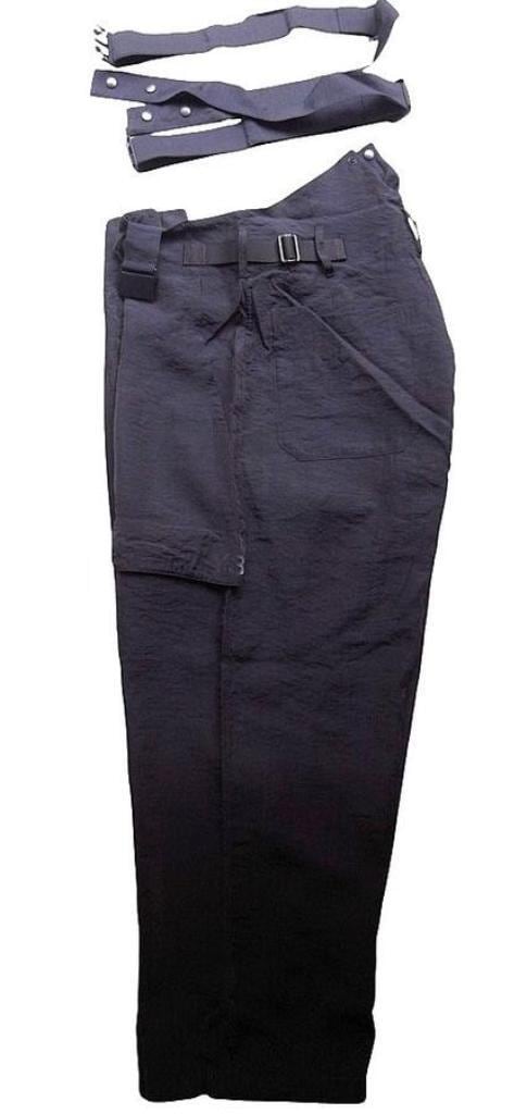 adidas Y-3（ワイ－スリー） 【Y-3 U CRINKLE VISCOSE SUSPENDER PANTS