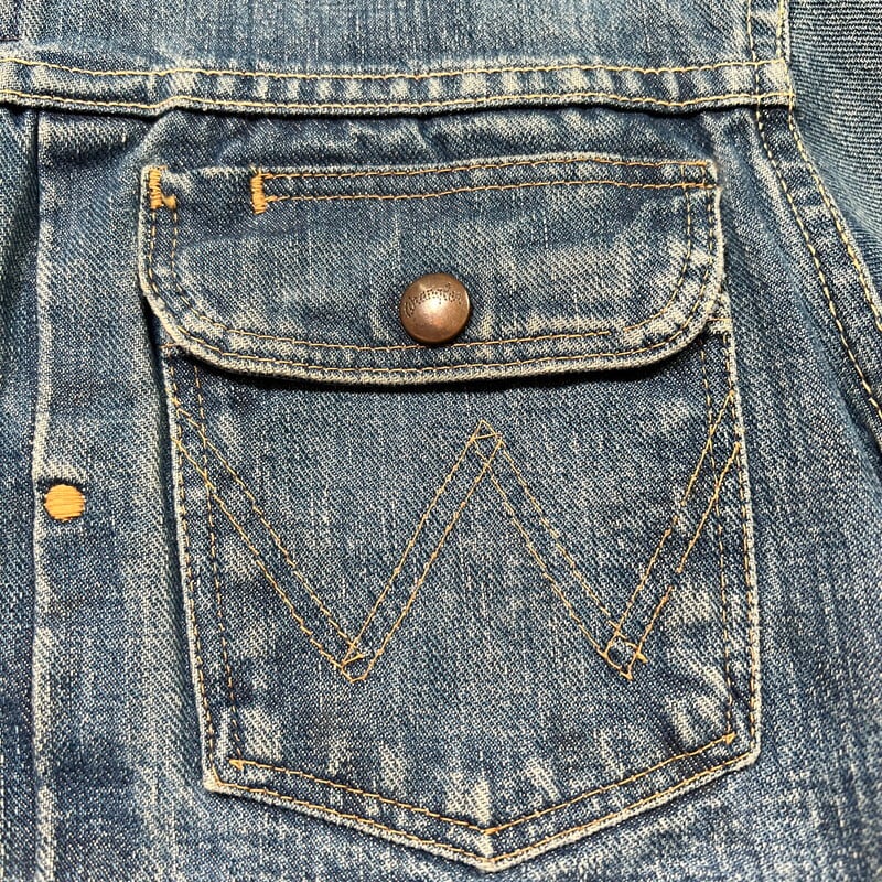 50's~ WRANGLER ラングラー 11MJZ デニムジャケット 前期 縦ベル 50's~ WRANGLER ラングラー 11MJZ デニムジャケット 前期 縦ベル