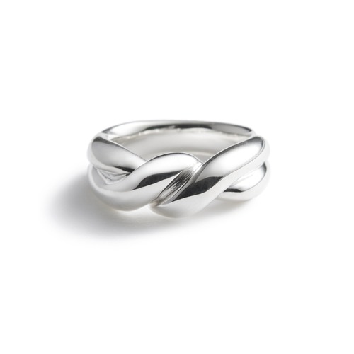 ❰ No.5 ❱ Link silver ring