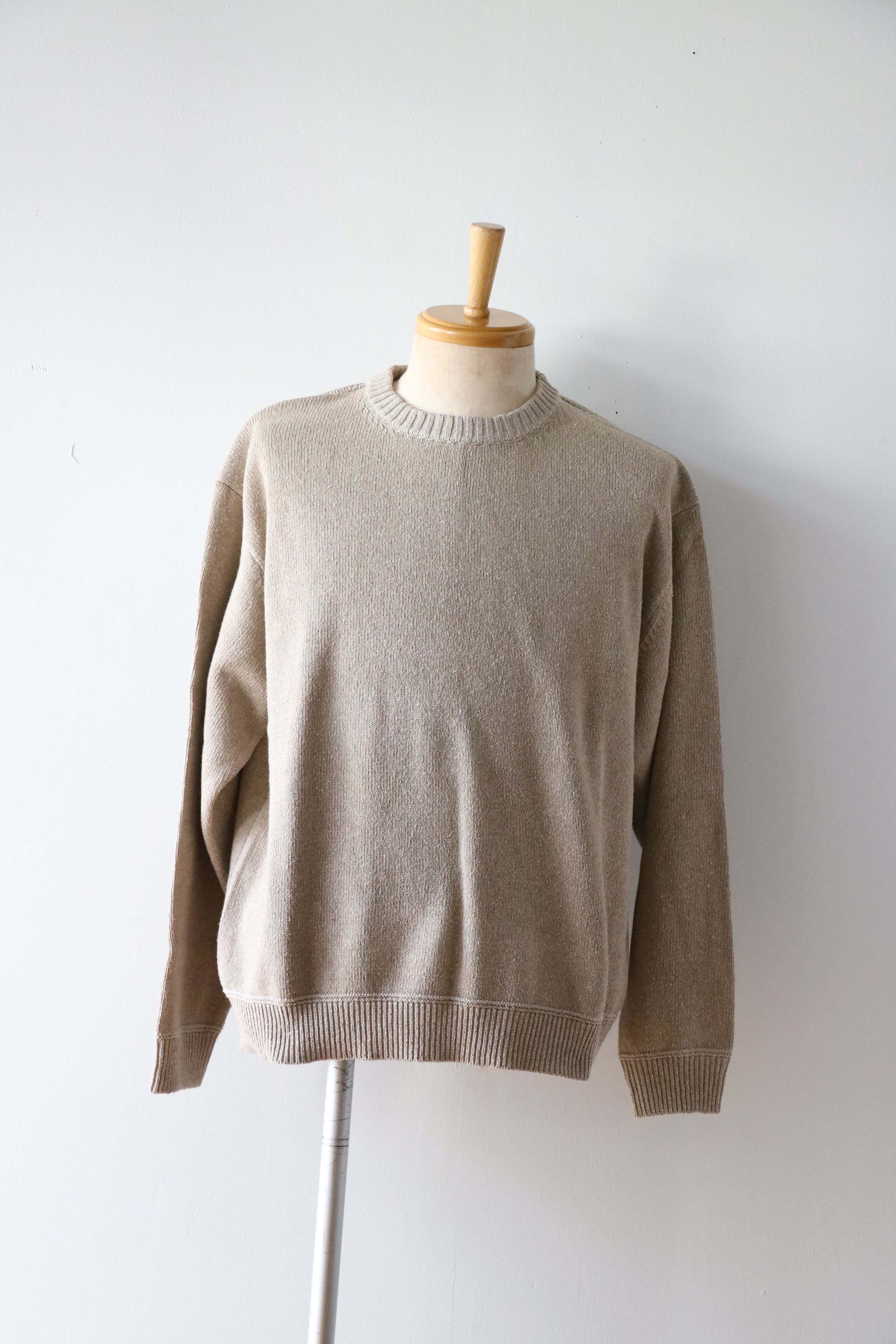 STILL BY HAND -Silk Cotton Pullover Knit - / KN06254 / スティル