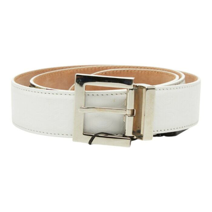 DIOR HOMME white leather belt MADE IN ITALY | PAY ID