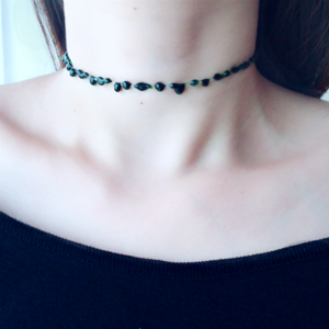 doumyaku necklace 【antique green】