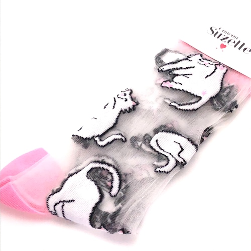 Coucou Suzette socks【白猫】