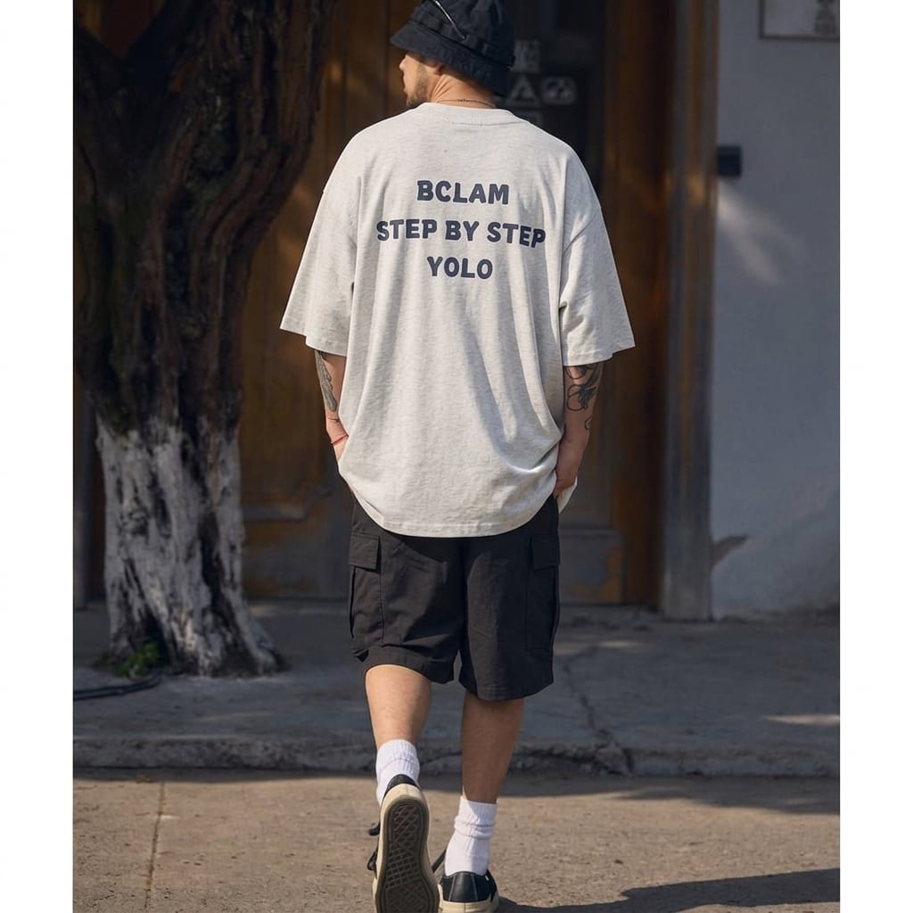 Back letter design Tee C4249