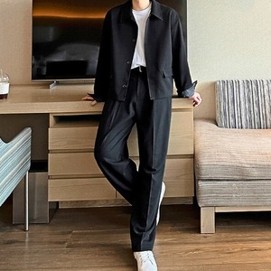 シンプルカジュアルパンツ（セットアップのジャケットあり）　MT0080421